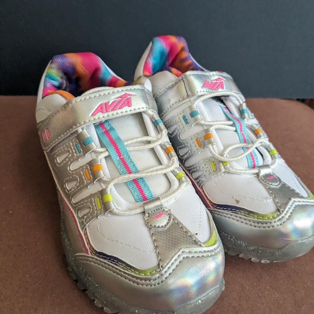 Avia Rainbow tie-dye sneakers shoes size 13